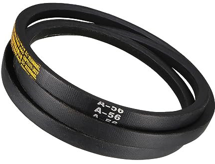 Kozelo A-56 Guida Cinghia trapezoidale - Cinghia Trapezoidale [56- Interno Circonferenza] Cinghie Sezione A Gomma Guida Cintura Avvolta per Trasmissione Usa