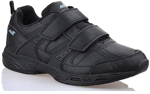 Mens Non Slip Memory Foam Wide FIT Walking Running Sports Strap Trainers Shoes