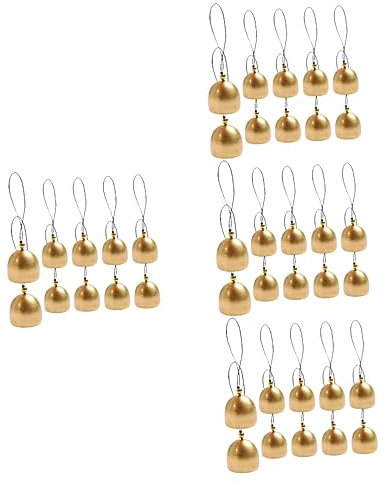 COHEALI 40stücke Kleine Vintage Glocken Für Bastelprojekte Metallglocken Für Weihnachtsdekoration Handgemachte Und Festliche Accessoires Für Kreative Und Bastelideen