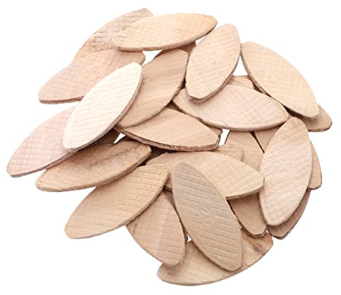 UPKOCH 100pcs Wood Biscuit Joiner Biscuits for Wood Joining Docking Tool Beech Woodwork Kit for Board Connection Carpentry