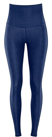 Winshape Funktionella komforttights HWL117C High Waist i jeansstil med V-formad applikation och core linning, fitness fritid yoga pilates