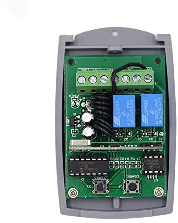 Apriporta elettrico, 5 pz 2 canali 1 2V 24 V DC RF Ricevitore ROTANG Codice trasmettitore Comando GARAGE GARAGE Ricevitore motore 433.92 MHz wireless, Prestazioni di sicurezza elevate