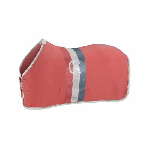 Eskadron Classic Sports Shetty Abschwitzdecke Fleece Stripe, Größe:XXXS, Farbe:Coral Blossom