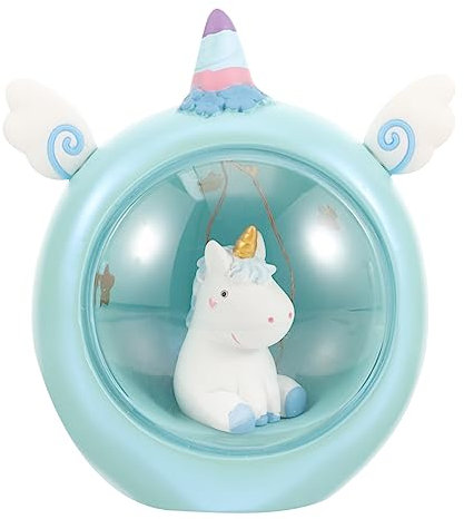 DIYEAH Luce Notturna Unicornio Led Per Lampada Da Tavolo Decorativa Per Camera Da Letto Perfetta Per Feste e Regali Di Compleanno