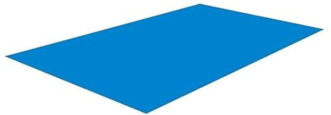 LXLAEOANG Telone Solare Telo di Protezione Rettangolare for Piscina Pellicola Isolante Termica for Piscina Rotonda/con Telaio interrata e Fuori Terra per Piscina Estiva e Inverno(Rectangle 260x170cm)