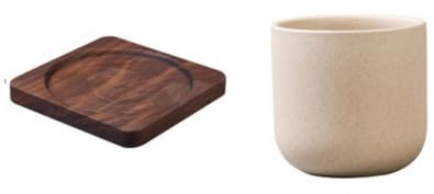 Kaffeetasse im japanischen Stil, Keramik-Teetasse, Teetrinkbecher, Ton-Espressotasse, große Teeschale für Zuhause (Stil 1)