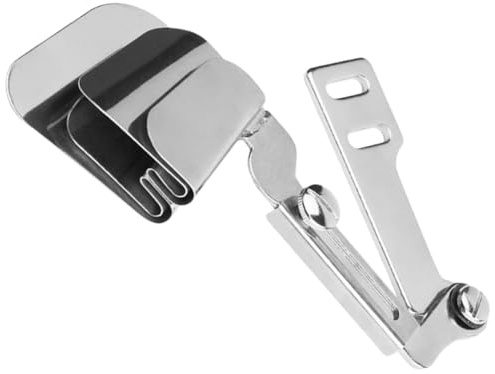 FUOYLOO Carpeta de Encuadernación para Máquina de Coser Industrial Plegadora Metálica para Dobladillos en Ángulo Recto Accesorio Profesional para Costura Doméstica Herramienta Ligera y