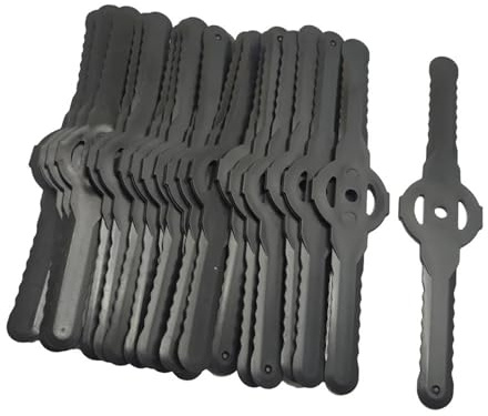 20 teile/los Pinsel Cutter Klinge Kunststoff Gras Trimmer Kopf Klingen Elektrische Rasenmäher Garten Freischneider Ersatzteile Zubehör