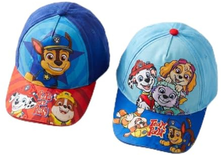 Gorra Paw Patrol Niños con Visera - Gorra Infantil Paw Patrol Cómoda, Transpirable y Ligera, Gorra Verano Ajustable, Protección Solar Playa, Piscina y Excursiones