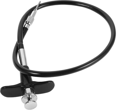 Toddmomy Cavo di scatto remoto filettato da 40 cm/16 pollici, anti-vibrazione, manuale, con blocco posa B per scatti macro a bassa vibrazione.