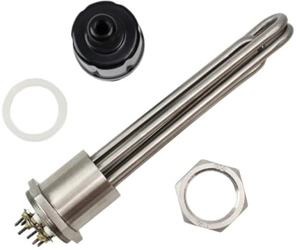 Élément chauffant 220v DN32, filetage 42mm, 3kw, thermoplongeur for réservoir d'eau/bouilloire électrique, 1 pièce(Heater thread nut)