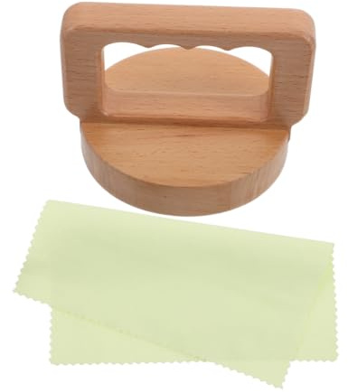 Baren en Bois Khaki avec Poignée, Outil Manuel pour Linogravure 4 Pouces | Pression Uniforme, Précision de Gravure, pour Blocs D’impression et Tissu