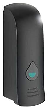 WENKO Desinfektionsmittel- und Seifenspender Ranera S Schwarz, Befestigen ohne Bohren, Wandseifenspender, Füllmenge: 280 ml