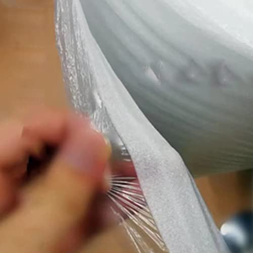 HARICSET 2 mm de Espesor Base Aislante Suelo Laminado Espuma de Polietileno Alta Densidad Recubierta con Película PE con Función de Barrera de Vapor para Suelos Laminados y Parqué(Size:1 * 40m)