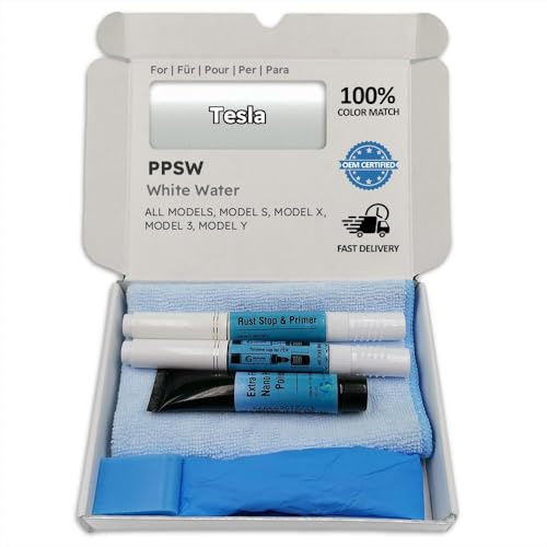 Genuine Colors Lackstift White Water PPSW für Tesla Weiß Model S 3 X Y