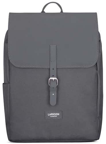 LARKSON Rucksack Damen Klein - Ida - Kleiner Damenrucksack für Freizeit, Uni oder City - Mit Laptop Fach (bis 13 Zoll) - Elegant & Nachhaltig - Wasserabweisend