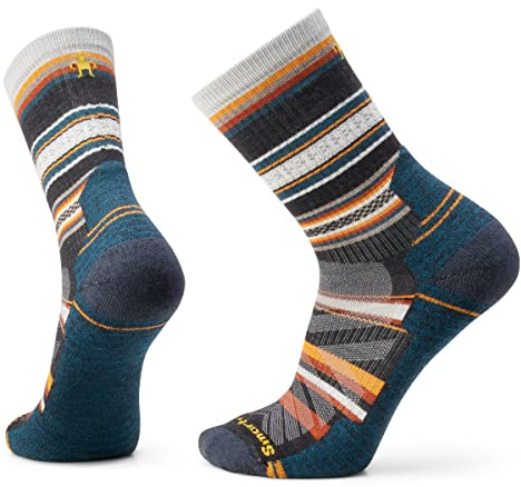 Smartwool Hike Light Cushion Panorama Crew Charcoal L