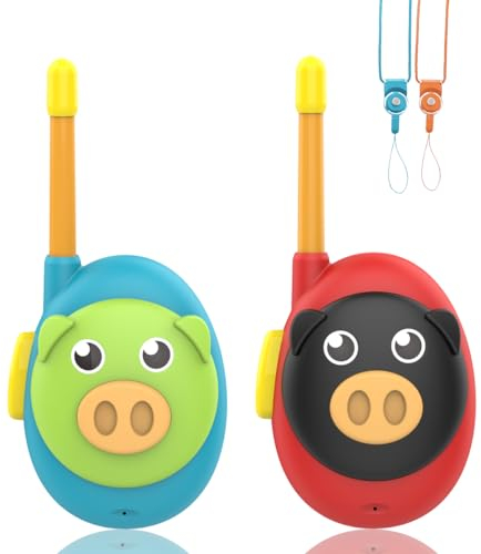 Walkie Talkie für Kinder PMR Radio, Einfache Bedienung Funkgerät für Jungen und Mädchen 3-12 Jahren Spielzeug Geschenke, Walki Talki Geeignet für Camping Outdoor Aktivitäten