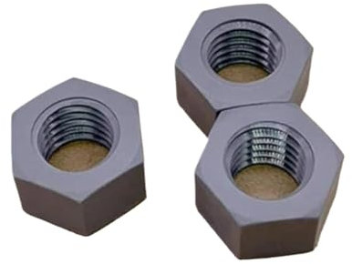Sechskantschrauben, Edelstahlschrauben, Sechskant-Sechskantmutter aus PVC-Kunststoff M5 M6 M8 M10 M12 M14 M16 M18 M20 Metrische Sechskantmuttern(M18 (10pcs))