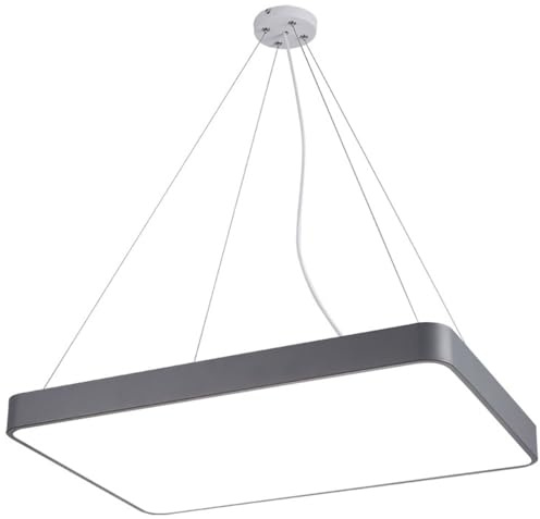 SHUANGZ Lámparas De Techo Lámparas Nórdicas para El Hogar Luces Colgantes De Techo Rectangulares De 96 W Pantalla De Lámpara Acrílica Lineal LED Luminaria Colgante Suspendida De Techo Creativa