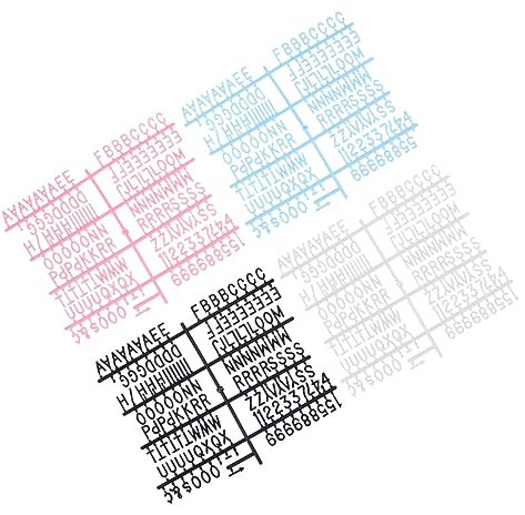 Operitacx 8St Filz-Message-Board erster Schultag Nur Letterboard-Buchstaben Pinnwände Wort Planke warnweste personalisiert wohnungsdeko swor Filztisch pinker Brieftafeln Briefbrett Zeichen