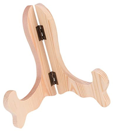 Garneck 4pièces Présentoir Bois Pour Assiettes Et Gâteaux Lot De Chevalets Grand Format Pin Naturel Pour Décoration Maison Exposition De Thé Et Biscuits Support Rigide Pour Table Et Boutiq