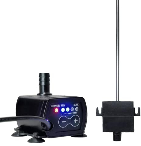 Roamoris Automatic Small Sump Pump For Dehumidifier,13FT Lift,4 Level Flow Control,Submersible Water Pump With Level Sensor,For HVAC Condensate,Air Conditioner,Tank,GP02