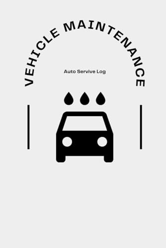 Vehicle Maintenance Log: Repair and service log for cars, trucks, and motorcycles