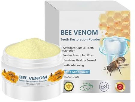 Dentifricio In Polvere - 50g Polvere Per Pulizia Denti - Prodotto Naturale Per Sbiancamento E Rimozione Macchie Con Ripristino Smalto Per Sensibilità E Alito Pesante Protesi
