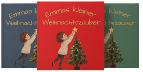 Personalisiertes Kinderbuch, Weinachtsgeschenk für Kinder, personalisierte Weihnachtsgeschichte, Softcover Bilderbuch