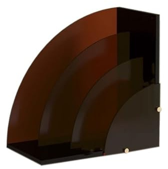 ZIGUIhsou-11 CD Storage Rack Desktop Creativity Fan Shaped Acrylic Vinyl Record Storage Stand CD Display Rack