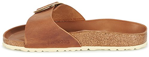 Birkenstock Damen Slides, Brown, 40 EU Schmal