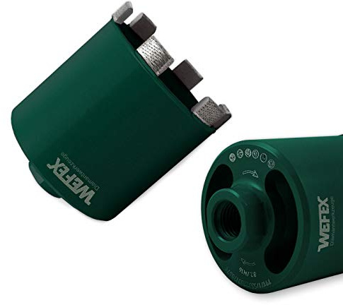 WEFEX Diamantdosensenker Matrix 82mm M16 mit Absaugöffnungen für Stahlbeton