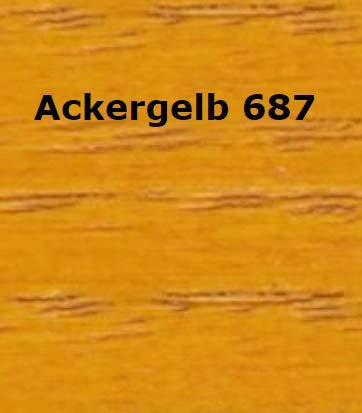 JOTUN TREBITT Holz-Lasur | Wetterschutz-Lasur | Holzschutz-Lasur | Premium-Qualität extrem lange Renovierungsintervalle |3 Liter ACKERGELB 687