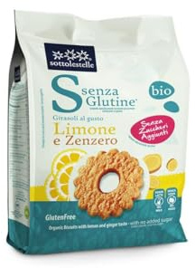 Galleta limón jengibre sin azúcar sin gluten Sotto 250g