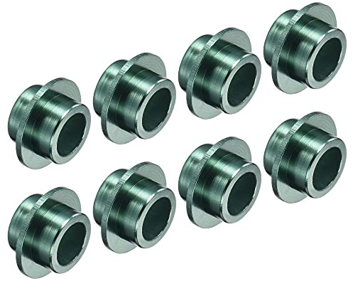 PATIKIL Inline ASSE Boccola Spaziatori, 8pz Cuscinetto Spaziatori Ruota Centro Alluminio per Pattini Rotelle, Verde
