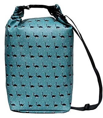mitienda mit Liebe gemacht Drybag Avestruz 10L, Trockentasche wasserdicht, Seesack Outdoor, Waterproof Bag Handmade
