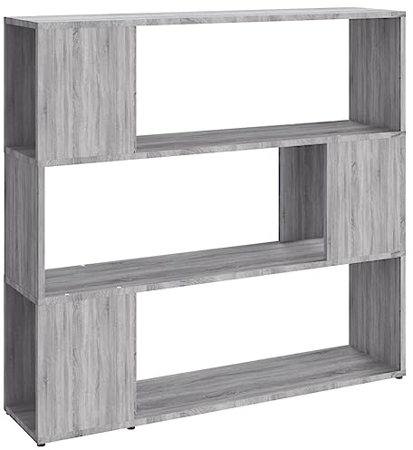 vidaXL Estantería/Divisor de Espacios Gris Sonoma 100x24x94 cm