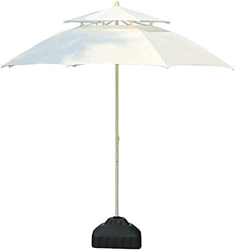 Sun Parasol Parasol Garden 9' Parasols Plage/Piscine/Jardin/Patio Parapluie Double Top, Résistant à l'eau/UV Parasol de Table d'extérieur good