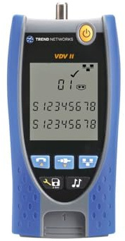 TREND Networks | R158007 | VDV II Basic | Cloud Connected | Voice, Data and Video Cable Verifier | Copper Cable Tester | Advanced Wiremap & Troubleshooting Tool