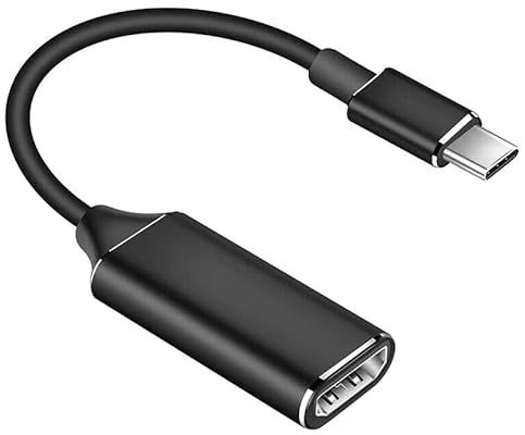 AUX to USB Adapter, 3.5mm Male Aux Audio Jack Plug to USB 2.0 Female Jack OTG Cord Converter Cable Lead for Car Stereo, MP3, CD Player, Truck Vehicle, Car Need Decoding Function (USB C to HDMI)