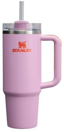 STANLEY Amethyst Quencher H2.0 FlowState - Vaso aislado al vacío de acero inoxidable con tapa y popote para agua, té helado o café (amatista, 30 onzas)