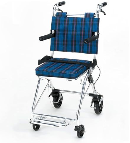 sjdoPulse Rollstühle Leichtgewichtige Rollstühle, Zusammenklappbare Transportrollstühle Aus Aluminiumlegierung Mit Handbremsen, Ultraleicht Für Senioren, Unterstützung, 75 Kg, Leicht
