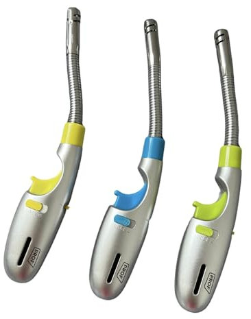 Générique Briquet électronique à gaz flexible multicolore UniKlub, lot de