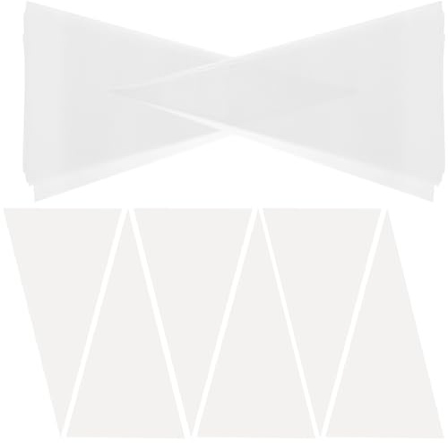 Veemoon 50pcs White Hdpe Masonry Grout Bags with Large-capacity Design and Cement Applicator for Building, Tile Sealing, and Joint Paving Work