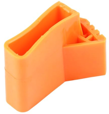 HOMOCONO Alfombrillas de Goma para Pies de Escalera de Aluminio 50x20 Mm, 4 Piezas Crestas Profundas para Mayor Agarre, Ideales para Escaleras Domésticas Trabajo