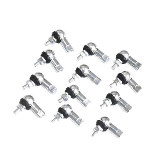 LREDONM 2PCS Giunto Universale Giunto di Biella CS-M5 6 8 10 12 14 16 Automotive Pistone Tirante Universale Rod End Cuscinetto Comune(Left Thread,2PCS_M12X1.75)