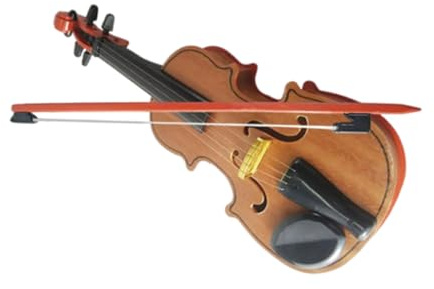 Beaupretty Modèle De Violon pour Garçon Fille Jouet De Musique Ornement Petit Violon pour Tout-Petits Accessoire Décoratif Réaliste pour Bureau