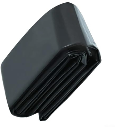 Filteilect Rivestimento nero per laghetto resistente da 0,2 mm per giochi d'acqua all'aperto, compatibile con laghetti per pesci e fontane da giardino, 3 x 4 m a 4 x 4 m, PE resistente agli strappi (3