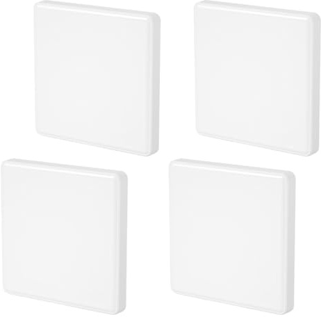 4 Stk Blindabdeckung,Steckdosenabdeckung,Lichtschalter Abdeckung,Steckdosen Abdeckung Weiss 8.6cm,Blindabdeckung Steckdose,Blinddeckel Unterputzdose,Abdeckungen für Ungenutzte Steckdosen oder Schalter